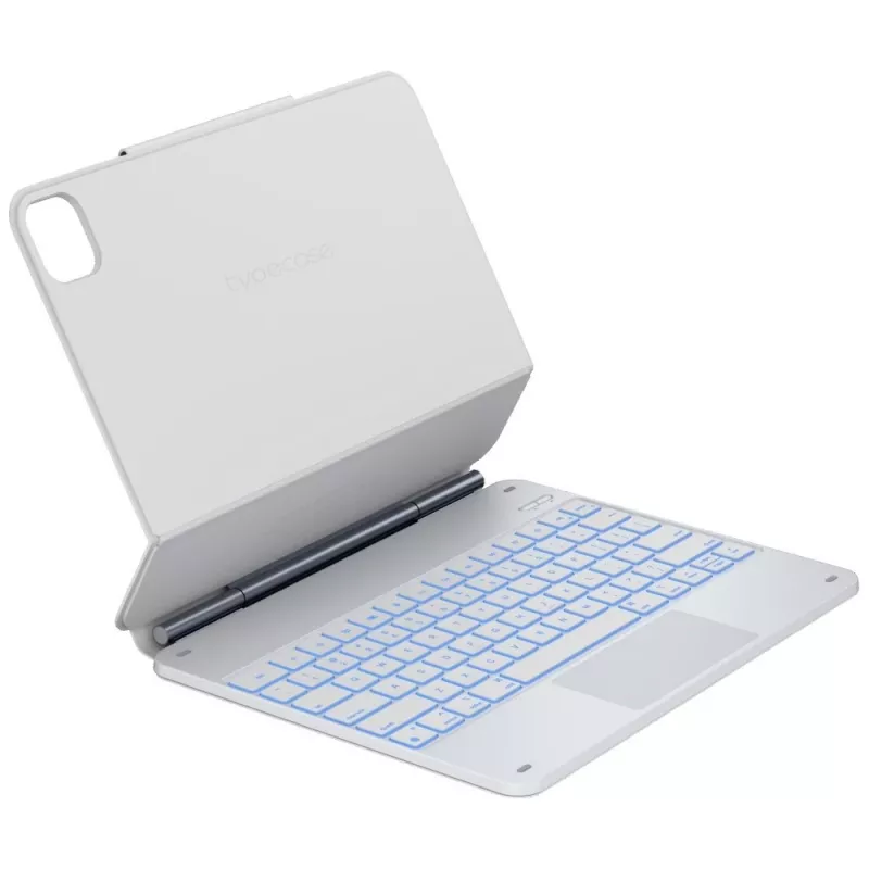 Typecase Edge klaviatūrinis dėklas, skirtas iPad Air 13 (2024/2025), baltas
