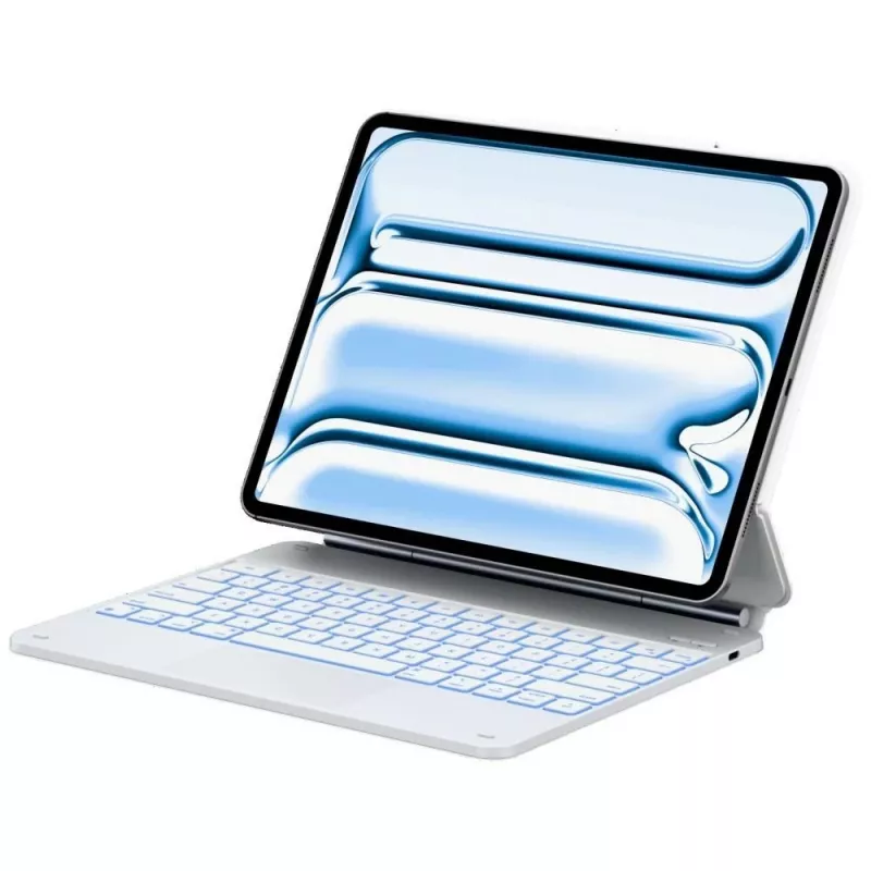Typecase Edge klaviatūrinis dėklas, skirtas iPad Air 13 (2024/2025), baltas