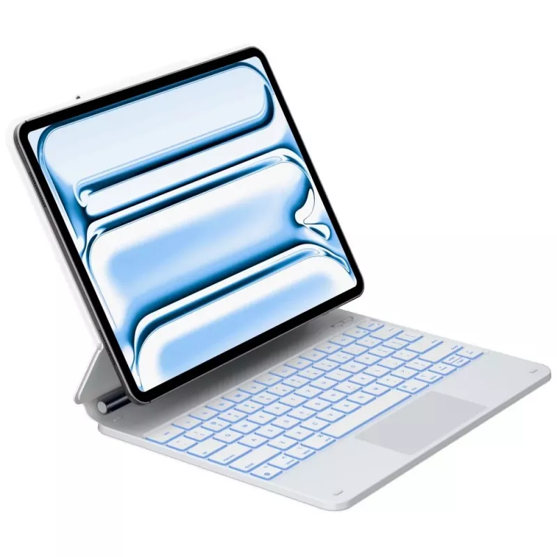 Typecase Edge klaviatūrinis dėklas, skirtas iPad Air 13 (2024/2025), baltas