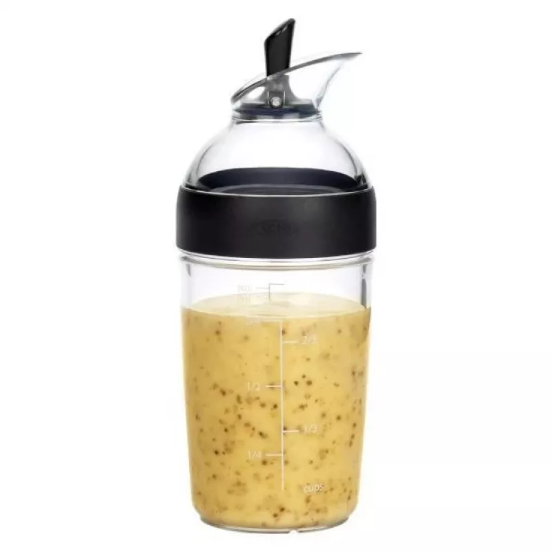 OXO Good Grips Salotų Padažo Plaktuvas 236ml Juodas