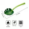 OTOTO Jungle Spoon Slotted Spoon - Green Food-Grade Nylon