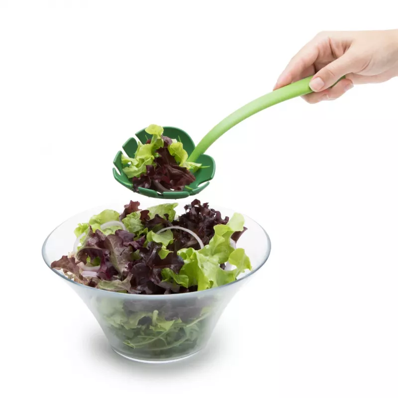 OTOTO Jungle Spoon Slotted Spoon - Green Food-Grade Nylon
