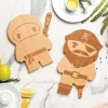 OTOTO Ninja Board Pjaustymo Lentelė ir Peilis – Juoda