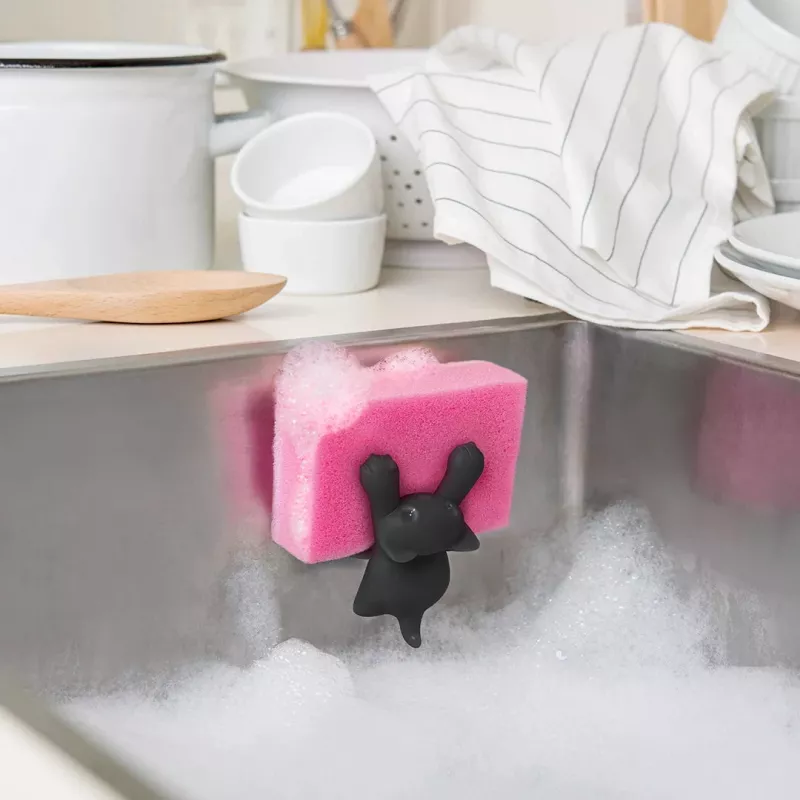 OTOTO Scrubby Grey Sponge Holder