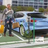 Barkan EV140FC Įkrovimo stulpelis elektromobilių krovikliams 145 cm Juodas