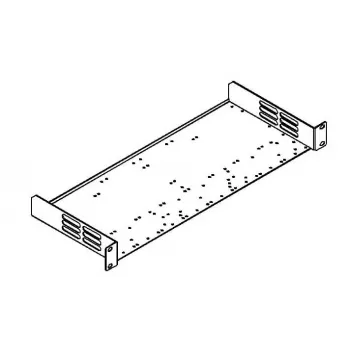Kramer Electronics RK-1 Rack Mount Kit - 1U - 19 inch (48.3 cm) - Juoda