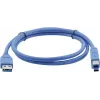 Kramer Electronics C-USB3/AB-3 USB 3.0 laidas – USB A tipo (kištukas) į USB B tipo (kištukas) – 3 m (10 pėdų) – juodas