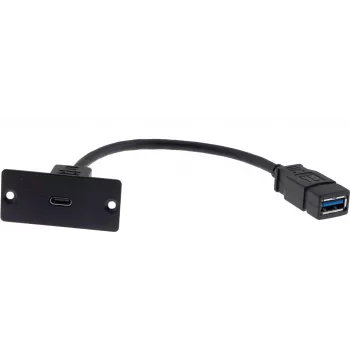 Kramer Electronics WU-CA(W) USB kabelis 0,12 m USB 3.2 Gen 1 USB-A į USB-C juodas