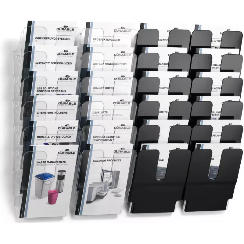 DURABLE FLEXIPLUS 6 Brochure Display A4 Portrait Transparent 1700008011