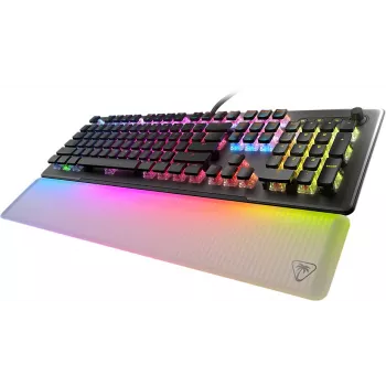 Turtle Beach Vulcan II Max mechaninė žaidimų klaviatūra, juoda, linijiniai jungikliai, US išdėstymas