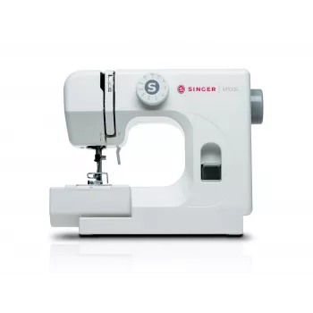 Singer M1005 mechaninė siuvimo mašina – 4 siūlės – balta