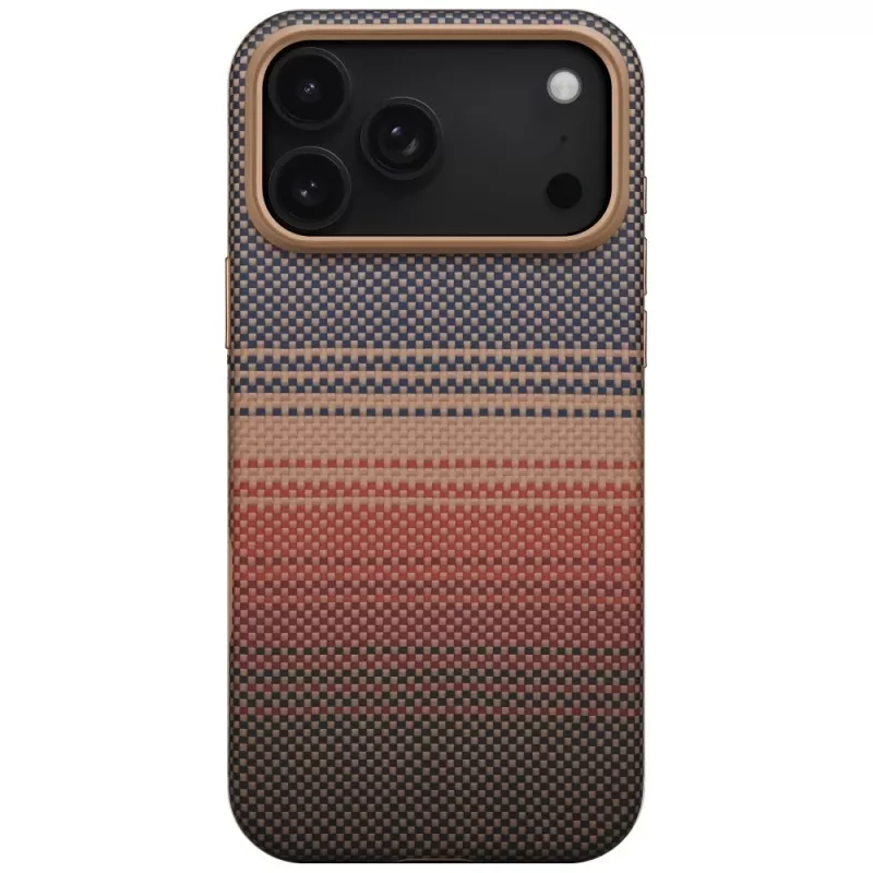 PITAKA Aramid UltraGuard MagSafe Dėklas, skirtas iPhone 17 Pro - Sunset