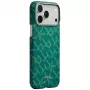 PITAKA Ultra-Slim Monogram MagSafe Case for iPhone 17 Pro, Gold Green