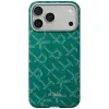 PITAKA Ultra-Slim Monogram MagSafe Case for iPhone 17 Pro Max, Gold Green
