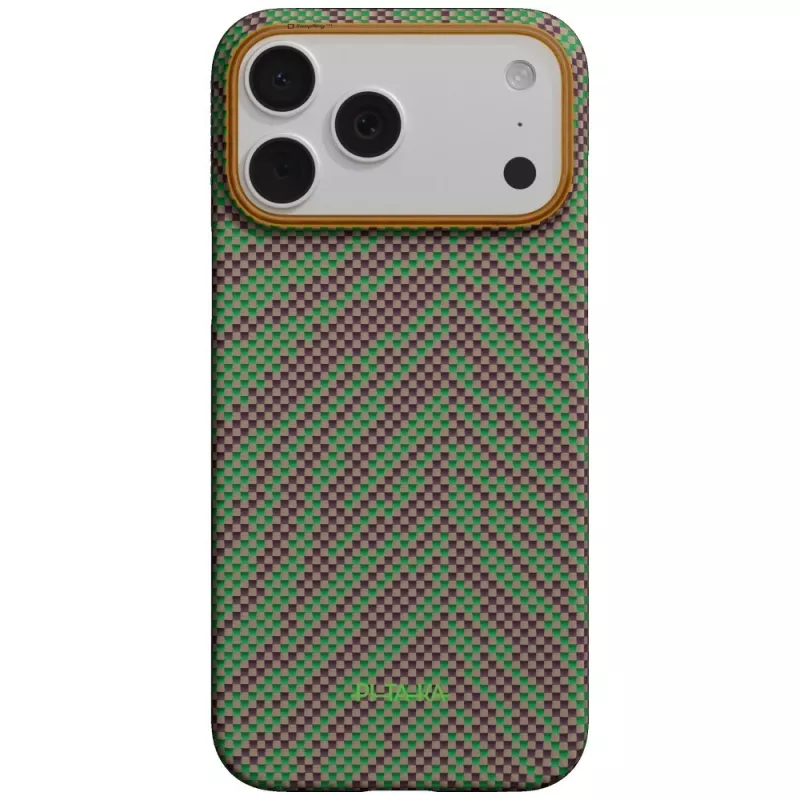 PITAKA Edge Case Breath of Veins iPhone 17 Pro Max - Sprout Surge
