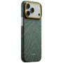 PITAKA Edge Case Breath of Veins, iPhone 17 Pro Max, Dive Green