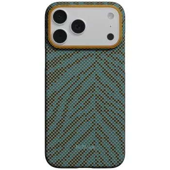 PITAKA Edge Case Breath of Veins, iPhone 17 Pro Max, Dive Green