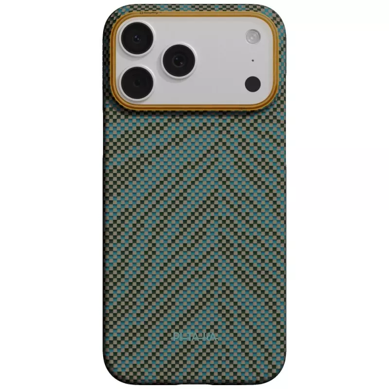 PITAKA Edge Case Breath of Veins, iPhone 17 Pro Max, Dive Green