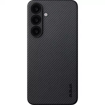 PITAKA Ultra-Slim Case for Samsung Galaxy S25+ Black/Grey Twill