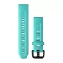 Garmin 20 mm silikoninis laikrodžio dirželis, Aqua, 010-13102-05