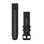 Garmin QuickFit 22 mm silikoninė laikrodžio apyrankė, juoda (010-13280-00)