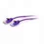 CABLES2GO C2G 3ft (0.9m) Cat6a Snagless Unshielded (UTP) Slim Ethernet Network Patch Cable - Violetinė