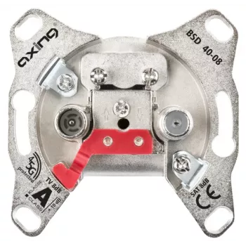 AXING BK/SAT Through-outlet Socket BSD 40-08 5-2200MHz 8dB
