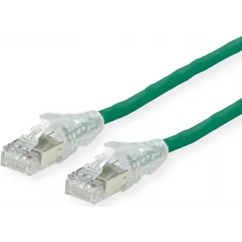 Dätwyler Cat.6 U/UTP Patch Cable, AMP v2, Green, 15m, LS0H, Copper