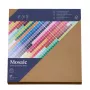 Artoz Papier Mosaic Square Envelopes, Natural, Gummed, 20-Pack (155 x 155 mm)