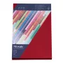 Artoz Papier Mosaic Vokai DIN C6 Be Lango Vyno Raudoni Šlapiu Klijais 20 Vnt.