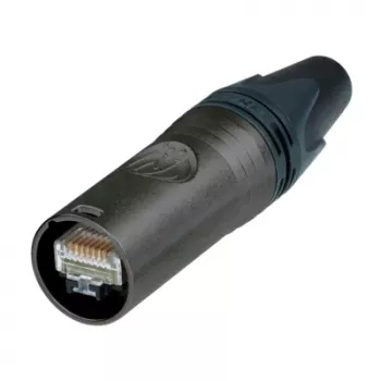 Neutrik NE8MX6-B-T etherCON CAT6A vyriškas kabelio jungties laikiklis, juodas, IP65