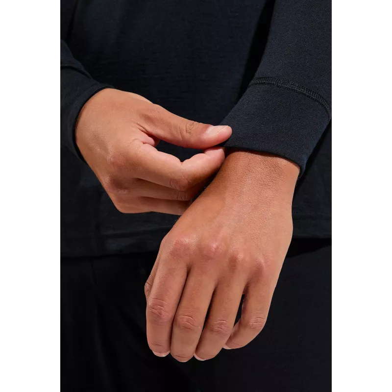 Odlo Merino 200 BL Top Turtle Neck LS Half Zip - Juoda, Dydis M