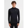 Odlo Merino 200 BL Top Turtle Neck LS Half Zip - Juoda, Dydis M