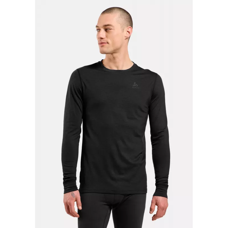 Odlo Merino 200 BL Top Crew Neck LS - Juoda, Dydis XL