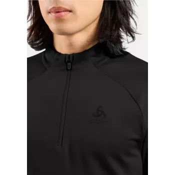Odlo Essential Light Mid Layer 1/2 Zip - Juoda