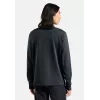 Odlo Grid Fleece Mid Layer Full Zip Jacket - Black Melange, Size L