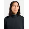 Odlo Grid Fleece Mid Layer Full Zip Jacket - Black Melange, Size L