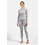 Odlo Active Warm X Pow BL Bottom Long Base Layer Bottoms - Silver Grey, Size S