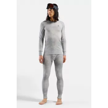 Odlo Active Warm X Pow BL Bottom Long Terminiai apatiniai kelnės - sidabrinė pilka, L dydis