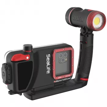 Sealife SportDiver Pro 2500 Set (SL401-U) Povandeninis Telefono Dėklas ir Šviesos Rinkinys