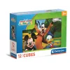Clementoni Dėlionė 12 Kubinių Kaladėlių Disney Mickey Mouse Clubhouse 41348