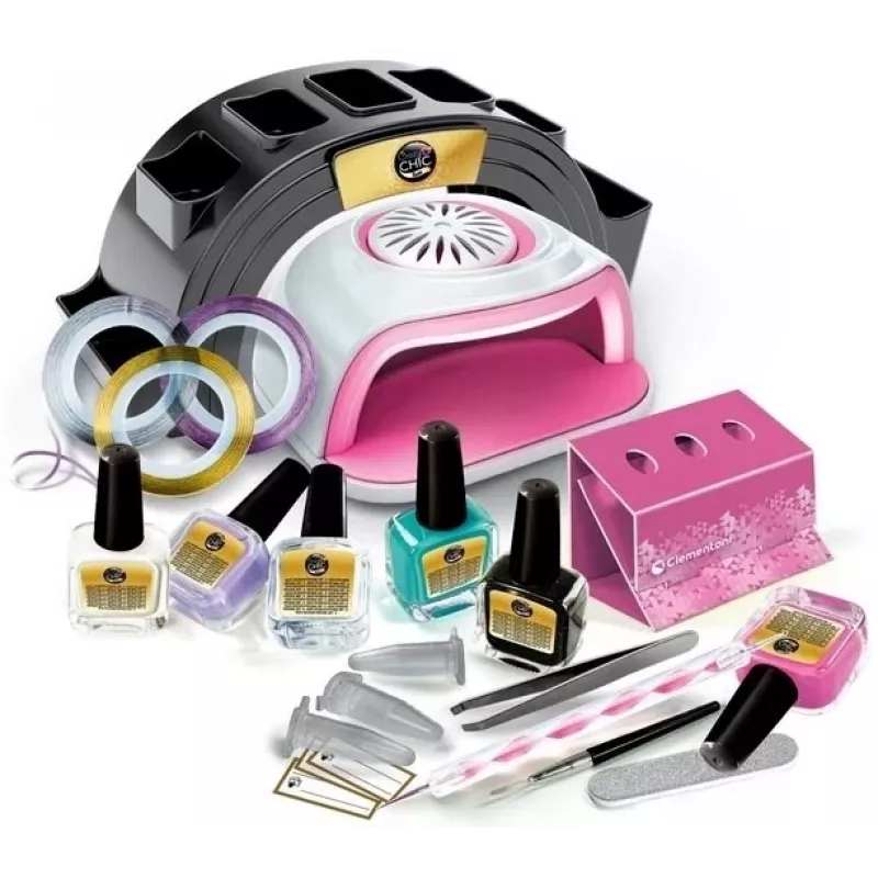 Clementoni Crazy Chic Nail Art Salon Rinkinys - 50852