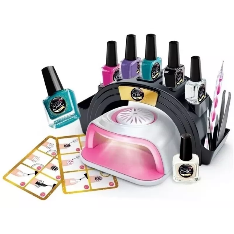 Clementoni Crazy Chic Nail Art Salon Rinkinys - 50852