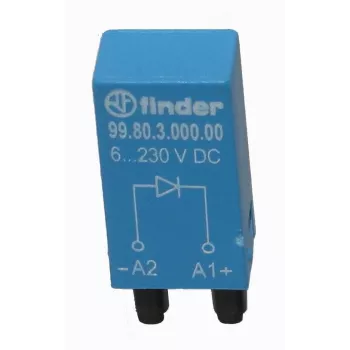 Finder 99.80.3.000.00 Laisvai besisukančio diodo modulis 6-220 VDC