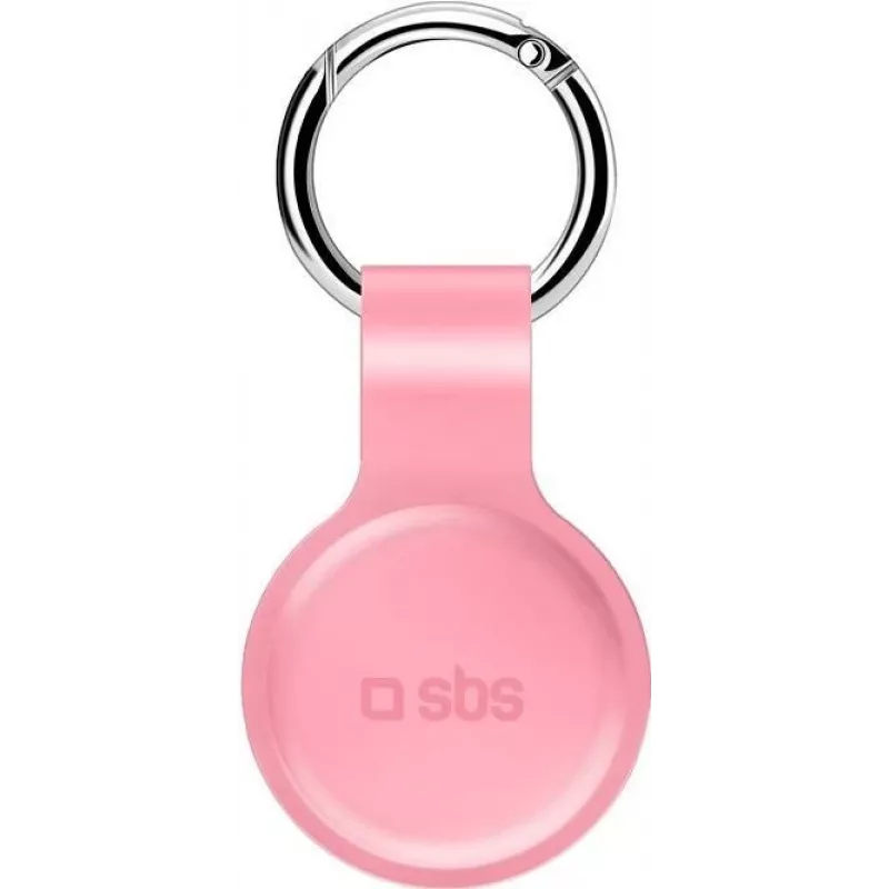 Silikoninis dėklas SBS, skirtas Apple AirTag, rožinis