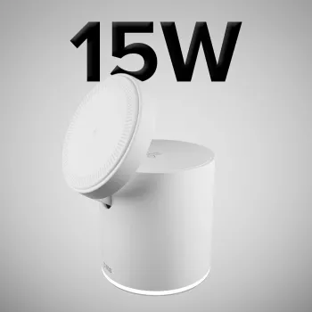 SBS 2-in-1 belaidė magnetinė įkrovimo stotelė - balta