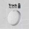 SBS Track My Circle Tracker Compatible with Apple Find My - 4 Pack - White