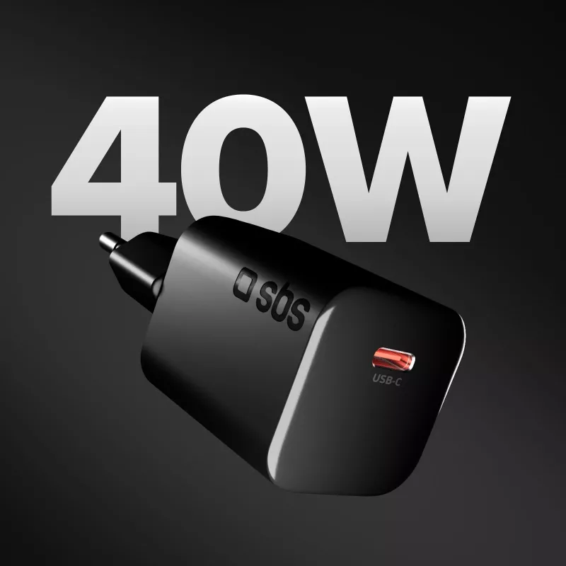 STEP BY STEP SBS 40W 1c Black USB-C Wall Charger