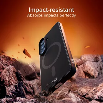 SBS Full Active Case D3O, skirta Samsung Galaxy S26 su MagSafe – juoda