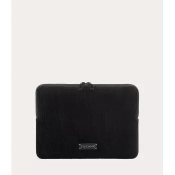 TUCANO Velluto 2 Dėklas Nešiojamam Kompiuteriui, Skirtas MacBook Air 13 (M4/M3/M2/M1/2025-2018) / Pro 13 / 12 colių, Juodas